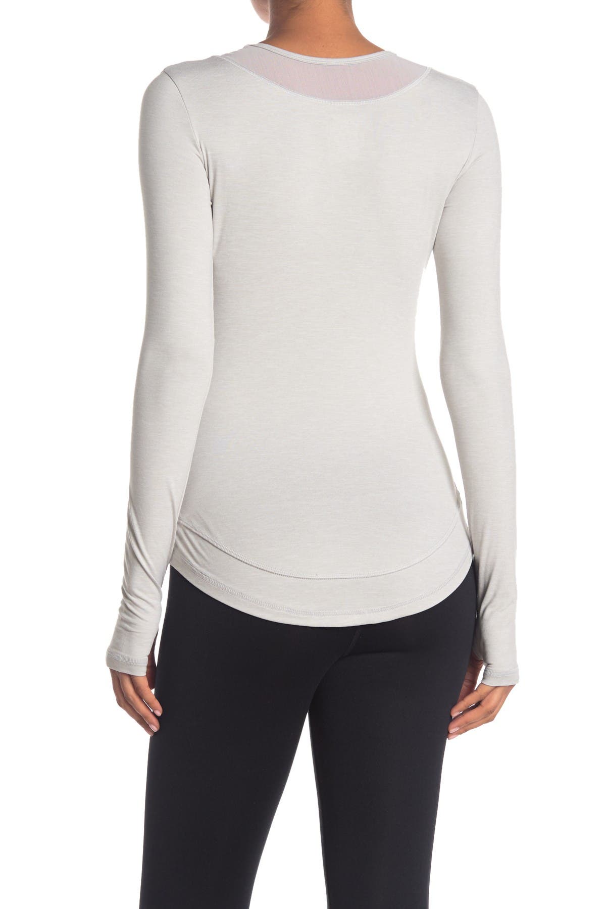 X BY GOTTEX LONG SLEEVE THUMBHOLE SHIRT 840102319118