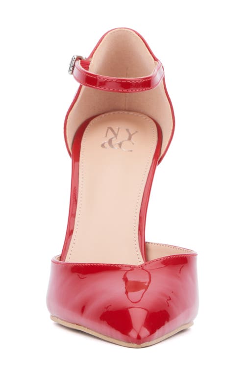 New York And Company Xaria Pump In Red Patent