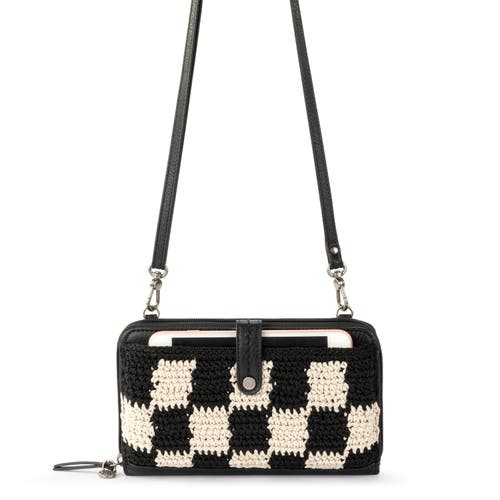 The Sak Iris Smartphone Crossbody In Black Check