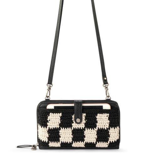 Shop The Sak Iris Smartphone Crossbody In Black Check