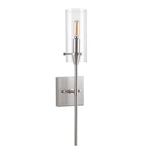 Jonathan Y Cato 1-light Bohemian Farmhouse Iron/glass Led Sconce In Brass Gold