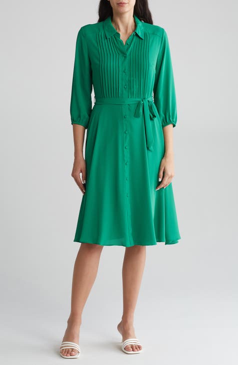 Nanette Nanette Lepore Womens Shirtdress with Triple Tiered Shirt :  : Clothing, Shoes & Accessories