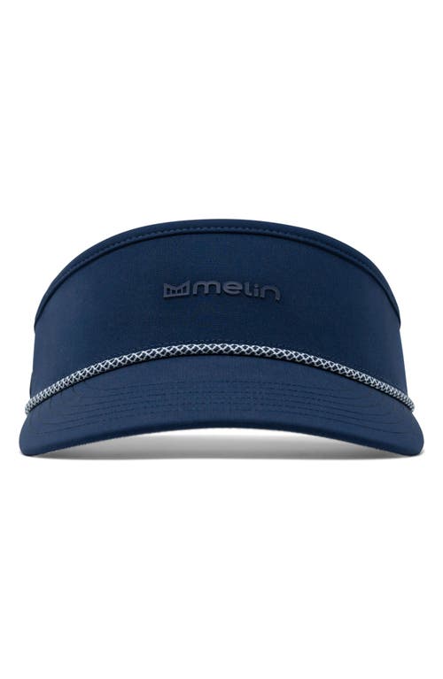 Shop Melin Coast Hydro Performance Snapback Visor In Navy