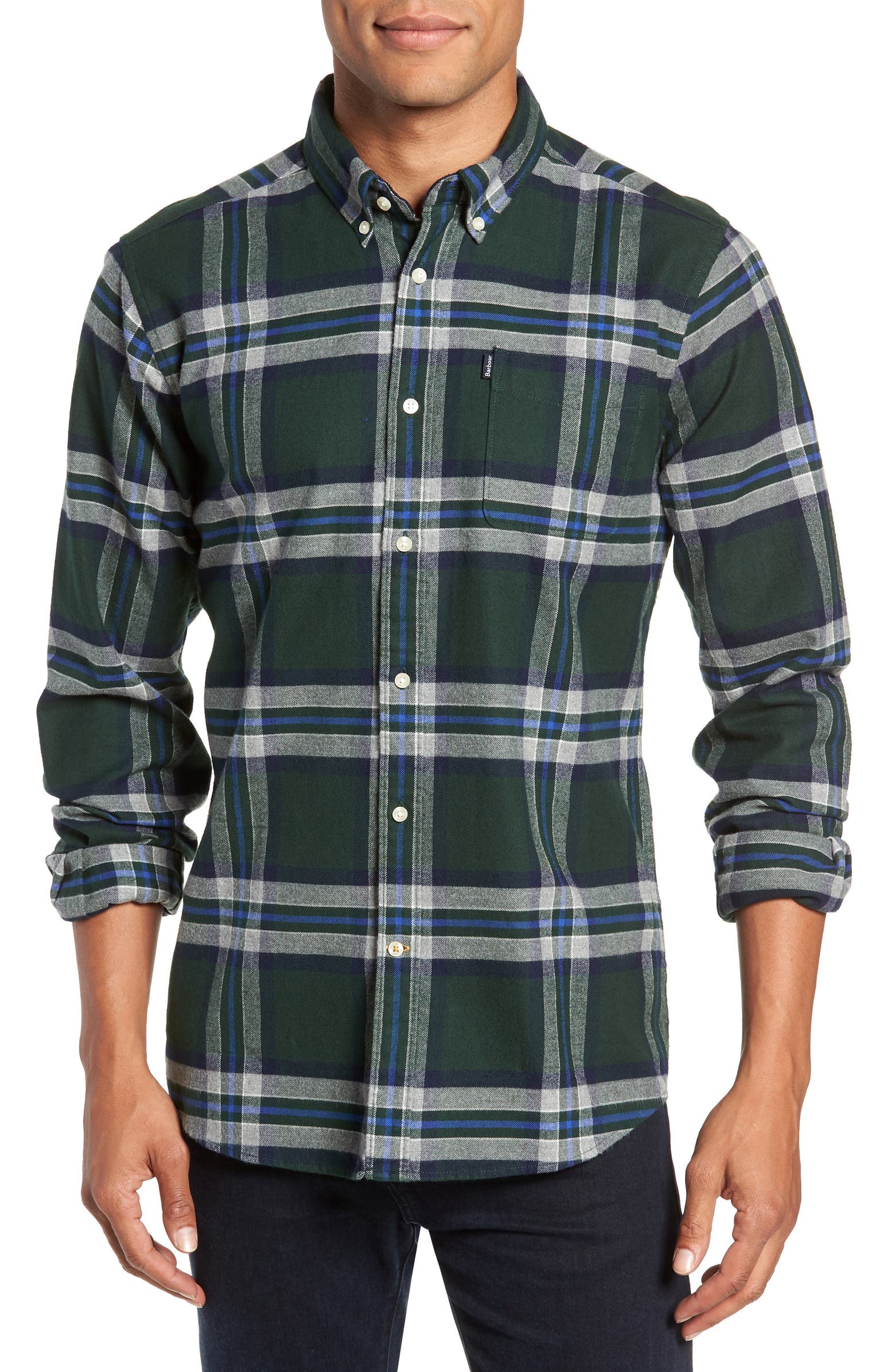 Barbour Endsleigh Highland Check Cotton Flannel Shirt | Nordstrom