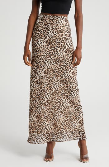 Leopard print skirt on sale nordstrom