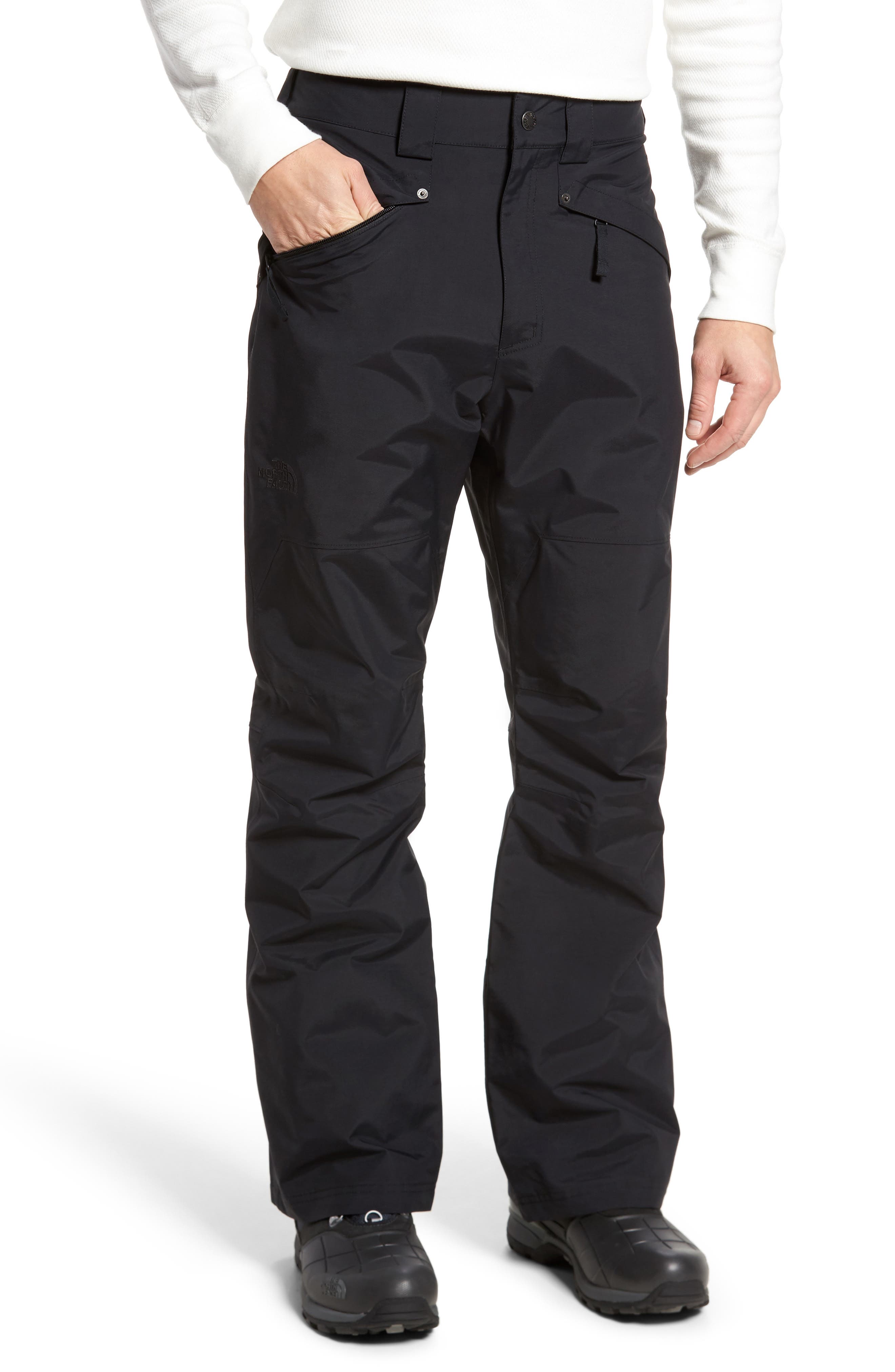 north face white snow pants