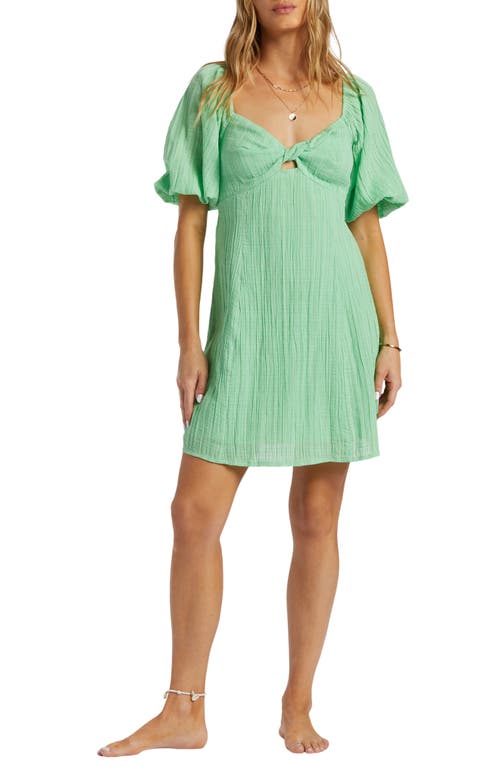 Sol Cotton Gauze Minidress in Bright Meadow