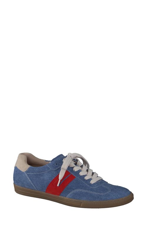 Shop Paul Green Tilly Sneaker In Jeans Salsa Combo