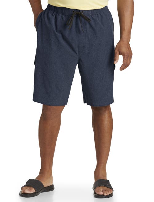 Shop Xdmy True Nation By Dxl True Nation By Dxl 4-way Stretch Swim Trunks In Navy