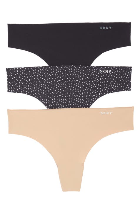 DKNY Women's Litewear Seamless Cut Anywhere Hipster Panty, Rosewater TIC  TOSS Print/White, L : : Clothing, Shoes & Accessories