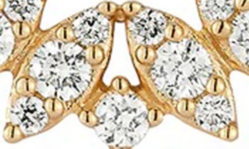 Dana Rebecca Designs Sophia Ryan Diamond Marquise Curved Pendant Necklace In Yellow Gold