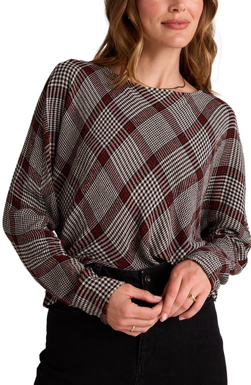 Bella Dahl Glen Plaid Top in Winter Glen Plaid 