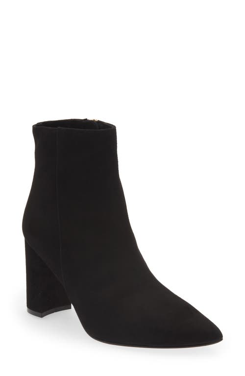 L'AGENCE Galena Pointed Toe Bootie in Black