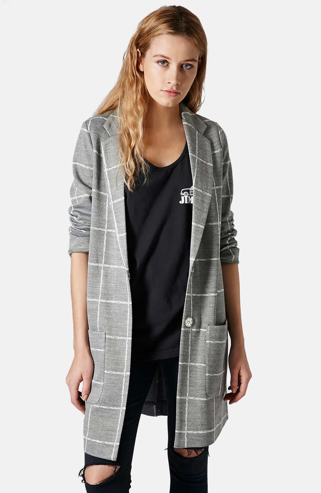 Grid Check Slim Coat Nordstrom