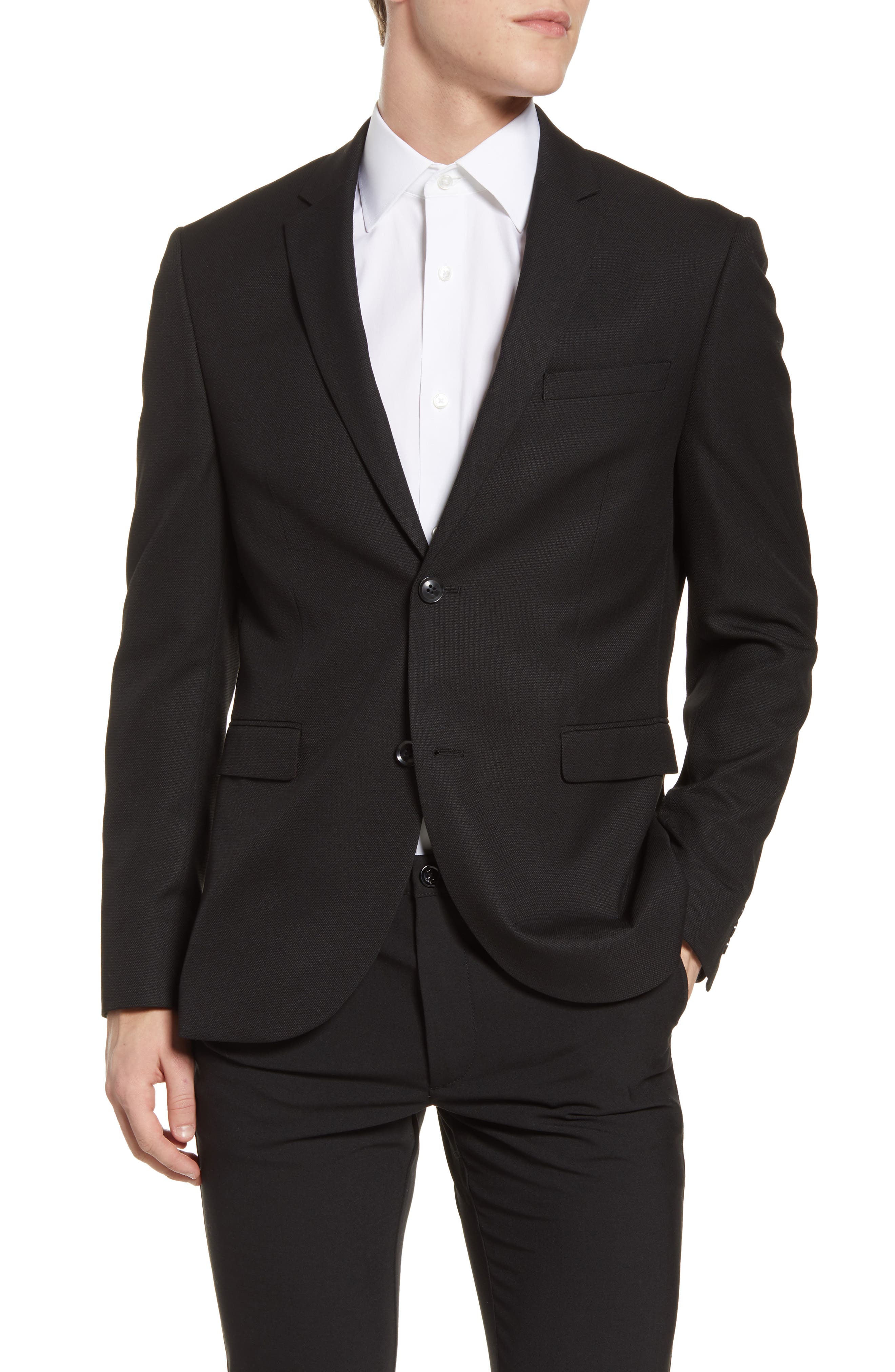 Blazer for Men Slim Fit Suit Jacket Sport Coats Formal Dress Jacket 2 Button