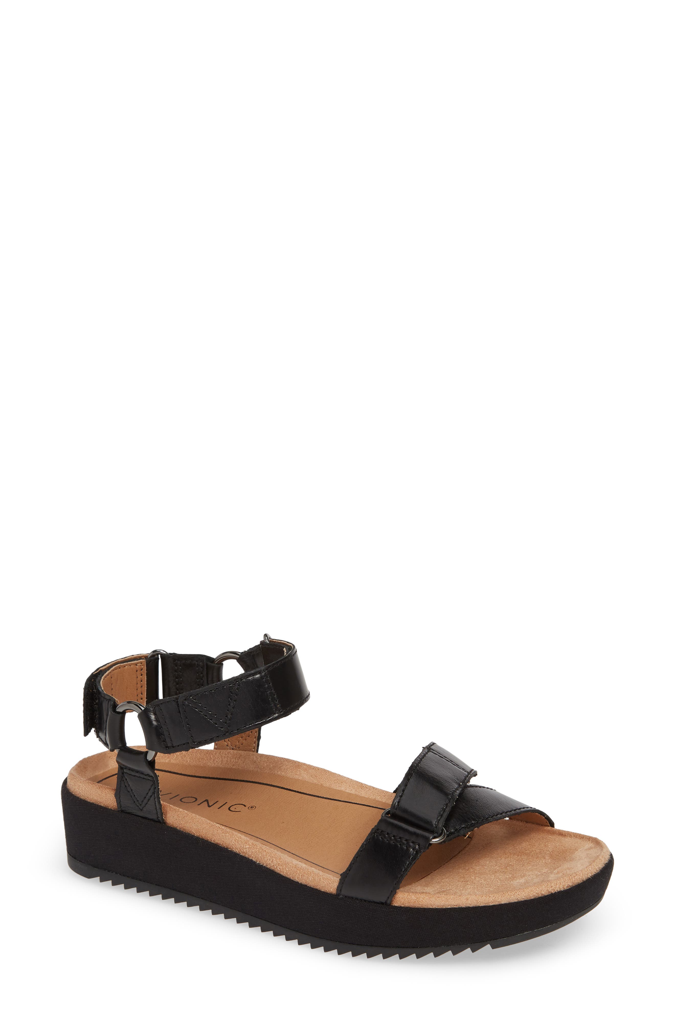 vionic kayan platform sandal