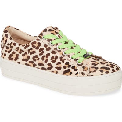 Jslides Hippie Platform Sneaker, Beige