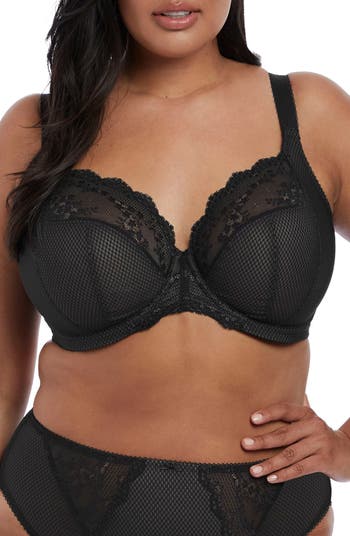 Elomi Womens Cate Underwire Full Cup Banded Bra, 38DD, Pansy