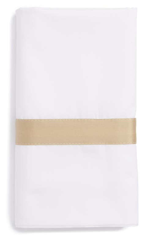 Matouk Lowell 600 Thread Count Set of 2 Pillowcases in Champagne at Nordstrom
