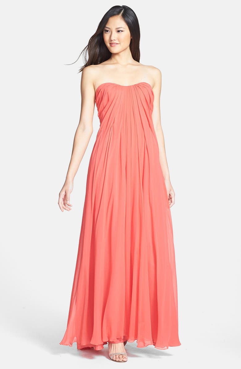 Jill Jill Stuart Pleat Chiffon Gown Nordstrom