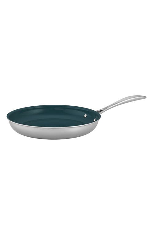 Zwilling Clad Cfx 10-inch Nonstick Frying Pan In Stainless Steel