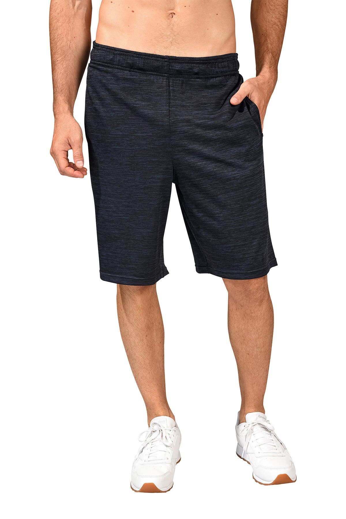 90 degree by reflex woven shorts with mesh contrast