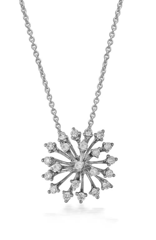 Luminus Diamond Pendant Necklace in White Gold