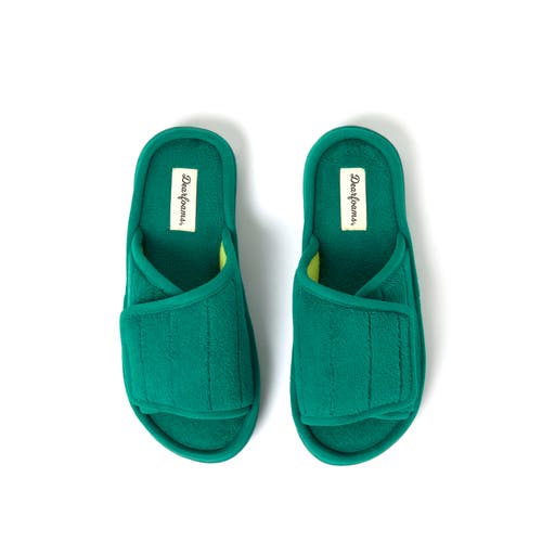 DEARFOAMS DEARFOAMS MICKEY TERRY ADJUSTABLE SHOWER SLIDE SLIPPER