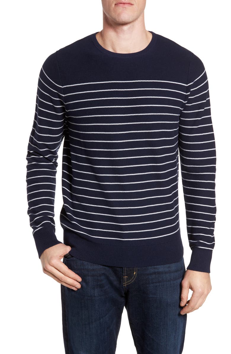 Nordstrom Men's Shop Stripe Cotton Sweater | Nordstrom
