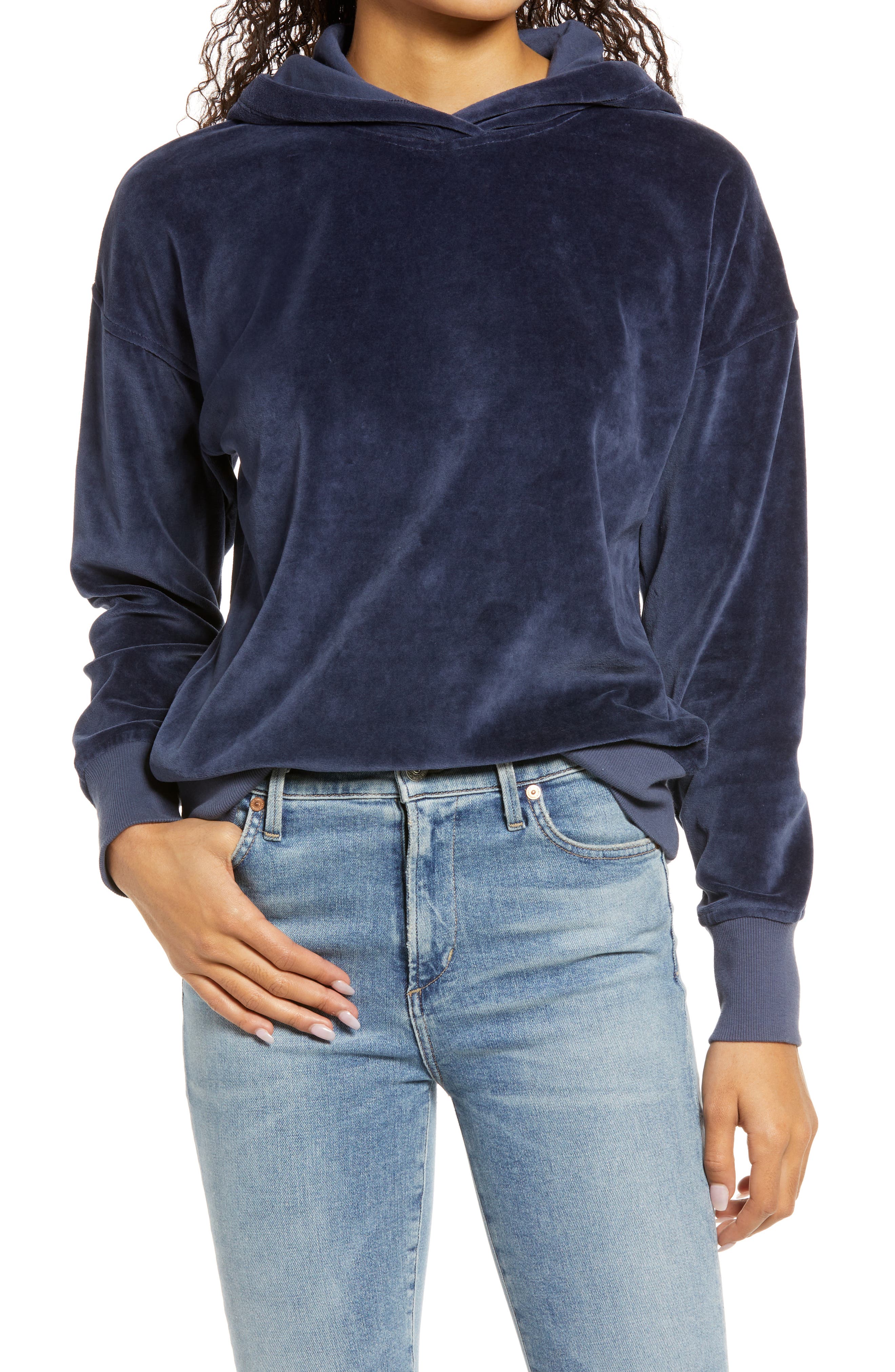baby blue hoodie women's