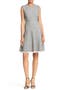 Rebecca Taylor Sleeveless Stretch Tweed Fit & Flare Dress | Nordstrom