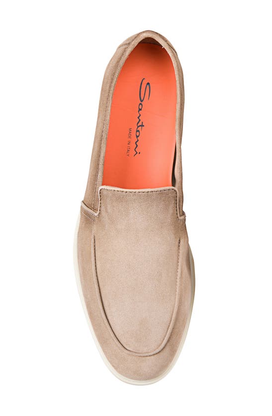Santoni Malibu Loafer In Tan