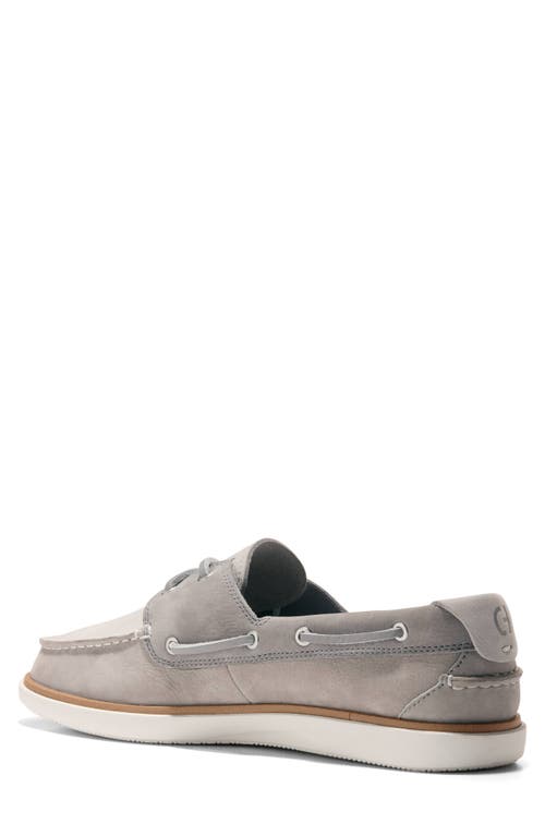 Shop Cole Haan Grandpro Windward Boat Shoe In Paloma/dove/ivory