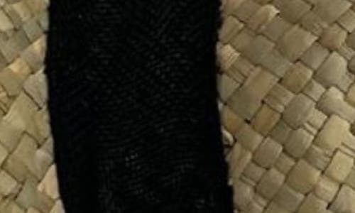 Marcus Adler Straw Hat In Black/beige
