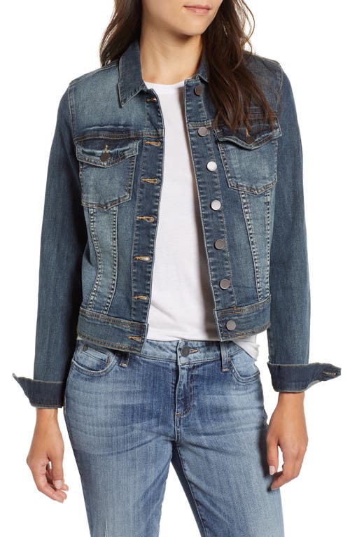 KUT from the Kloth Helena Denim Jacket Liberal at Nordstrom,