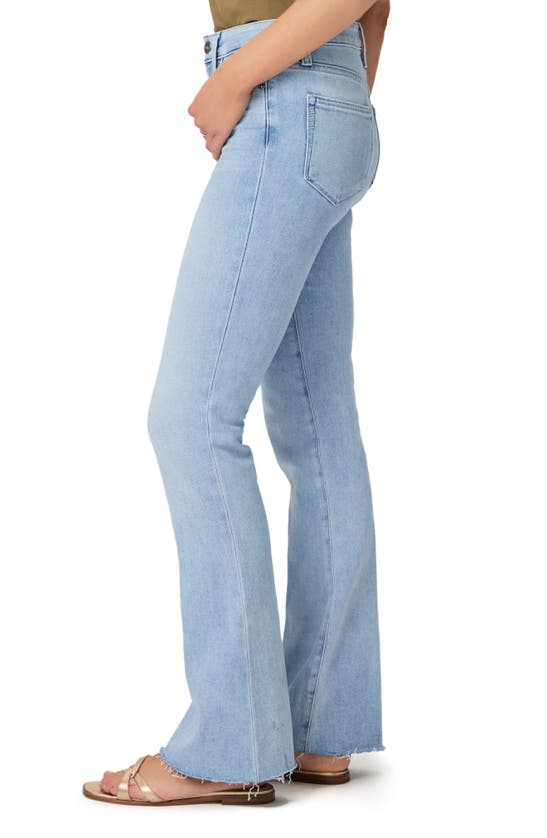 Shop Paige Laurel Canyon High Waist Flare Jeans In Shooting Star