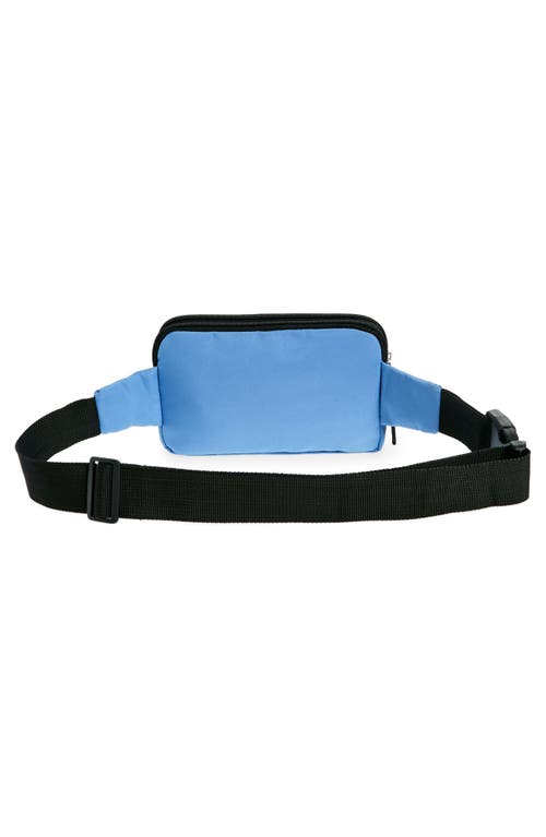 Shop Z By Zella Three Compartment Belt Bag In Blue Lapis