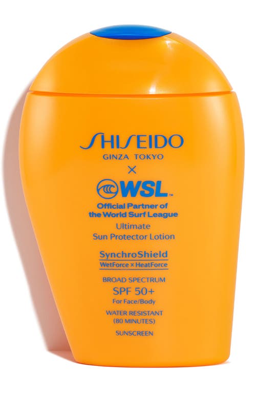 Shiseido WSL Ultimate Sun Protector Lotion Broad Spectrum SPF 50+ Sunscreen