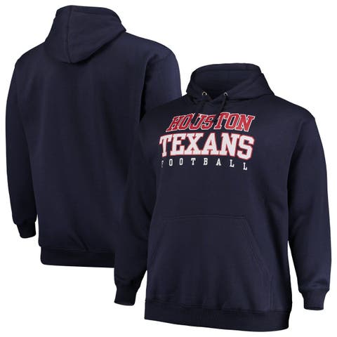 New Era Men's Navy Atlanta Braves Big and Tall Twofer Pullover Hoodie