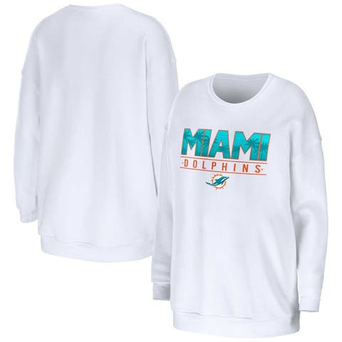 Lids Miami Dolphins WEAR by Erin Andrews Women's Team Full-Zip Hoodie -  Heathered Gray