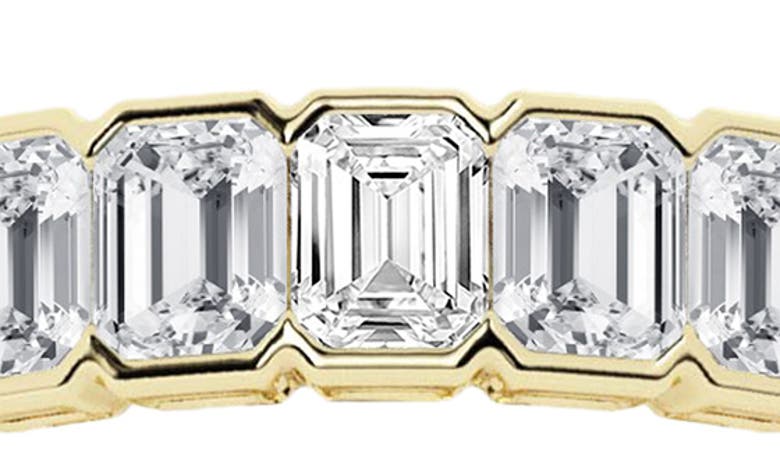 Shop Badgley Mischka Collection Emerald Cut Lab Created Diamond Infinity Ring In Yellow