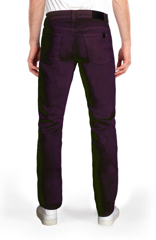 Shop Fidelity Denim Jimmy Slim Straight Leg Jeans In Fall Berry