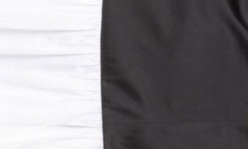 EDIKTED EDIKTED BRIER MIXED MEDIA SATIN MINIDRESS 