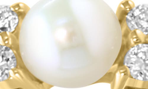 Effy Freshwater Pearl & Diamond Ring In White