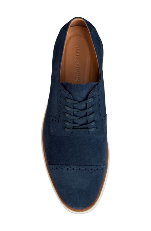 Allen Edmonds Caleb Hybrid Cap Toe Derby In Navy