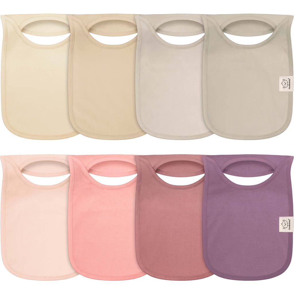 Keababies 8-pack Hallo Drool Bibs In Dahlia