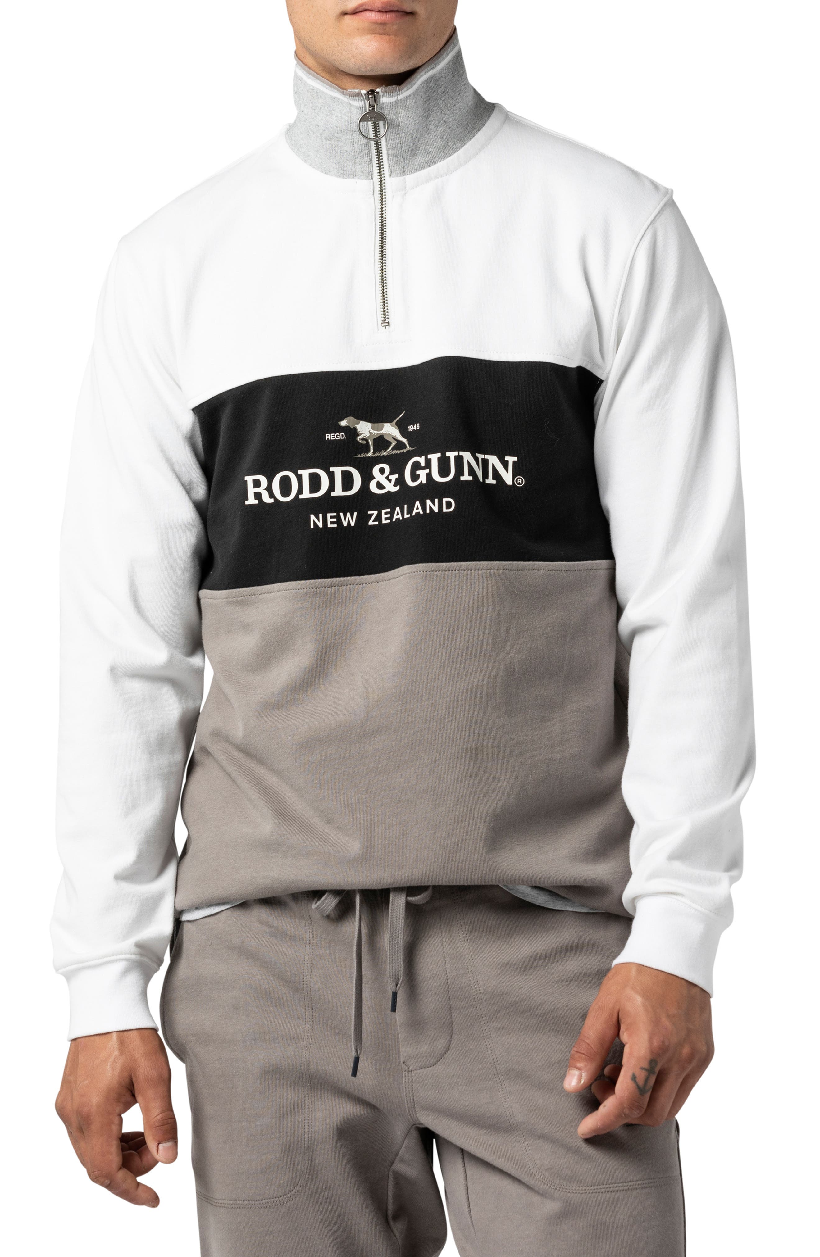 Rodd \u0026 Gunn Hillop Half Zip Rugby 