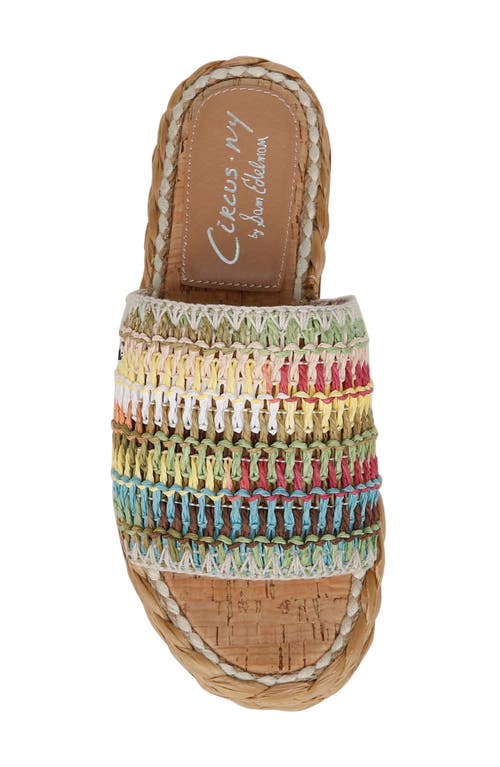 Circus Ny By Sam Edelman Wallis Slide Sandal In Rainbow Multi