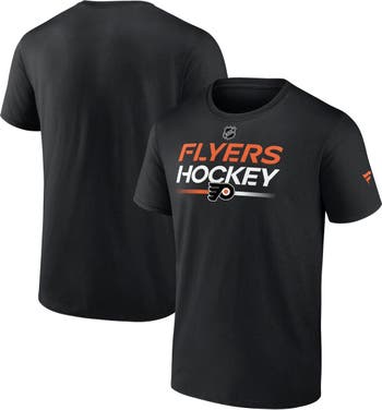 Men's Fanatics Branded Black Philadelphia Flyers Authentic Pro Primary Long Sleeve T-Shirt