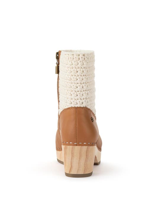 The Sak Paloma Clog Boots In Tobacco